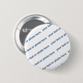 Gepersonaliseerd Ronde Button 5,7 Cm (Voorkant /achterkant)