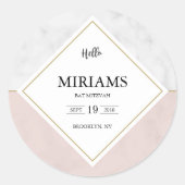 Gepersonaliseerd ronde labels (Voorkant)