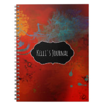 Gepersonaliseerd rood, Aqua & Gouden Samenvatting