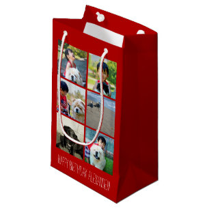 Gepersonaliseerd rood fotomozaïek Afbeelding coll Klein Cadeauzakje