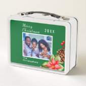 Gepersonaliseerd rood, groen vakantie familie Afbe (Achterkant)