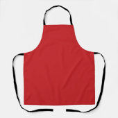 Gepersonaliseerd rood met je flair schort (Voorkant)