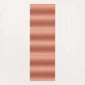 Gepersonaliseerd Roos Gold Foil Monogram Yoga Mat (Achterkant)