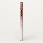 Gepersonaliseerd Roos Gold Sparkle Glitter Mrs Bri Case-Mate iPhone Case (Achterkant / rechts)