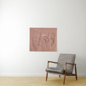 Gepersonaliseerd Roos Gouden Glitter Naam Design – Wandkleed (In Situ (horizontaal))