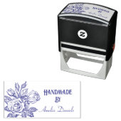 Gepersonaliseerd  Roos Handgemaakt door Zelfinktende Stempel (In situ)