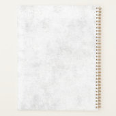 Gepersonaliseerd Roos, inkt en tijdplanner Planner (Achterkant)