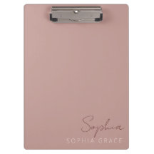 Gepersonaliseerd Roos Modern monogram