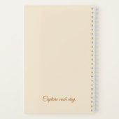 Gepersonaliseerd Roos Notitieboek | Aangepaste na (Achterkant)