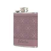 Gepersonaliseerd Roos patroon Heupfles (Links)