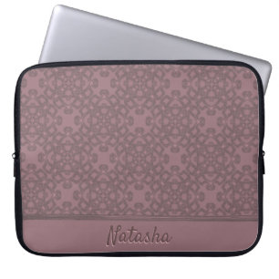 Gepersonaliseerd Roos patroon Laptop Sleeve