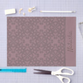 Gepersonaliseerd Roos patroon Tissuepapier (Craft)