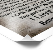 Gepersonaliseerd Roos Sugar Skull Couple Custom Po Foto Afdruk (Hoek)