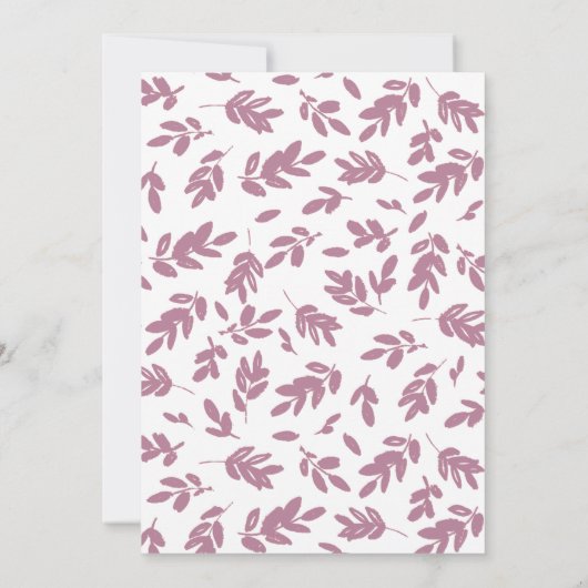 Gepersonaliseerd Roos voor gebufferd puin Notitiekaartje (Achterkant)