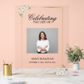 Gepersonaliseerd rouwbord acryl bord (Huwelijk)