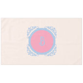 Gepersonaliseerd roze en blauw tafelkleed (Voorkant (Horizontaal))