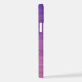 Gepersonaliseerd roze en Paars Zee iPhone Hoesje (Rechterkant)