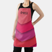 Gepersonaliseerd Roze en Sinaasappel Schort (Insitu)