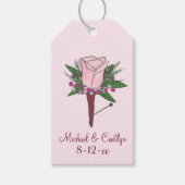 Gepersonaliseerd roze Label voor weddenschappen me Cadeaulabel (Voorkant)