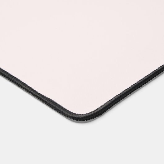 Gepersonaliseerd roze monogram bureaumat (Hoek)