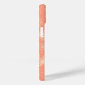 Gepersonaliseerd Roze Pastel Bloemmotief Paardenbl Case-Mate iPhone Case (Achterkant / Rechts)