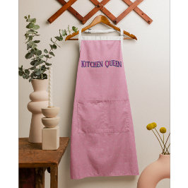 Gepersonaliseerd Roze Pastel Schort - Aangepaste T