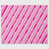 Gepersonaliseerd roze Speelgoed geïnspireerd mat i Cadeaupapier (Vlak)