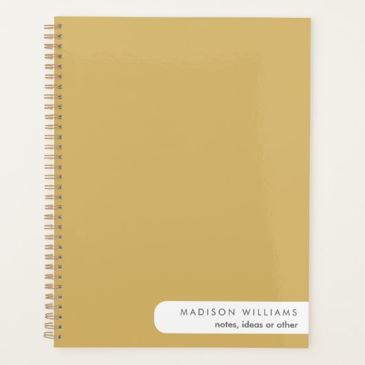 Gepersonaliseerd Roze Spiraal Notitieboek – "custo (Voorkant)