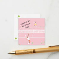 Gepersonaliseerd roze tennisracket