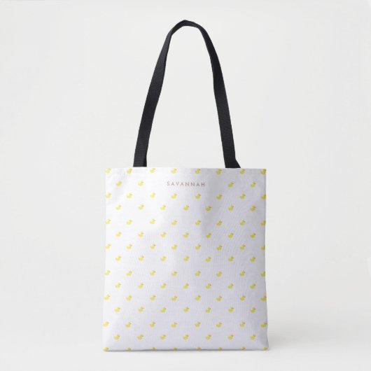 Gepersonaliseerd | Rubberkokers Tote Bag (Voorkant)