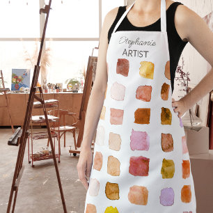 Gepersonaliseerd Rust Artist Schort