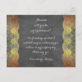 Gepersonaliseerd Rustic... ben je mijn Bridesmaid  Uitnodiging Briefkaart (Voorkant)