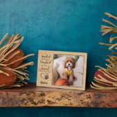 Gepersonaliseerd Rustic Pet Memorial Fotoplaat (Zijkant)