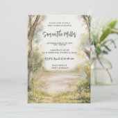 Gepersonaliseerd rustiek Baby shower Kaart (Staand voorkant)