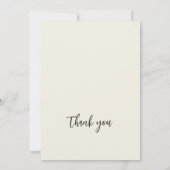 Gepersonaliseerd rustiek Baby shower Kaart (Achterkant)