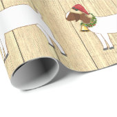 Gepersonaliseerd Rustige kerstboer Goat Herd Cadeaupapier (Rol Hoek)