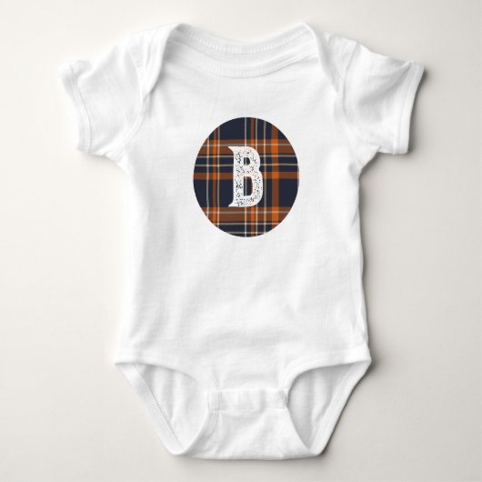 Gepersonaliseerd Rustisch kerstfeest/winterplein Romper (Voorkant)