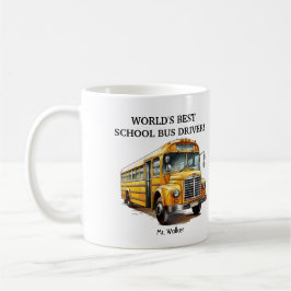 Gepersonaliseerd 's werelds beste schoolbus chauff koffiemok