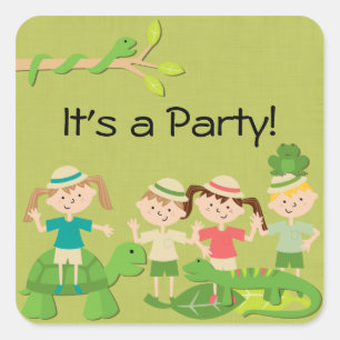 Gepersonaliseerd Safari Stickers