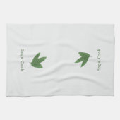 Gepersonaliseerd Sage Cook, Green Leaves Art Theedoek (Horizontaal)