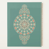 Gepersonaliseerd Sage & Sand Retro Ornamental Mand Planner (Achterkant)