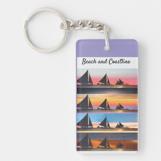 Gepersonaliseerd Sails-Sleutelhanger Sleutelhanger (Voorkant)