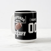 Gepersonaliseerd samengesteld tot de Humor van het Tweekleurige Koffiemok (Voorkant links)