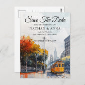 Gepersonaliseerd San Francisco Skyline Briefkaart (Voorkant / Achterkant)