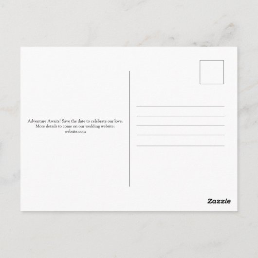 Gepersonaliseerd San Francisco Skyline Briefkaart (Achterkant)