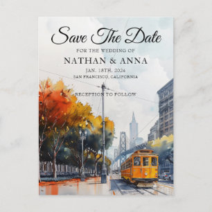 Gepersonaliseerd San Francisco Skyline Briefkaart