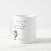 Gepersonaliseerd sarcasme Grappig Maakt niet uit H Koffiemok (Voorkant links)