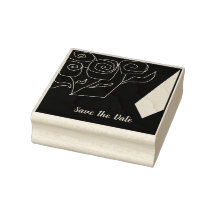 Gepersonaliseerd Save the Date Red Roses en een St