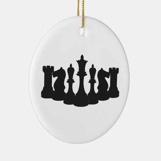 Gepersonaliseerd schaak Ornament (Rechts)