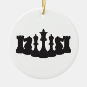 Gepersonaliseerd schaak Ornament (Voorkant)